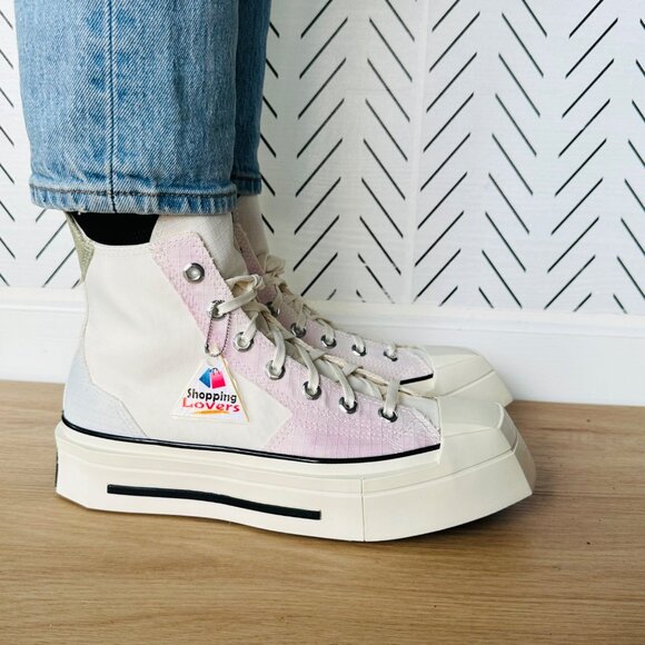❤️❤️Converse Chuck 70 De Luxe Squared Color Block 8.5 Women Shoes Canvas A07599C - Picture 2 of 13